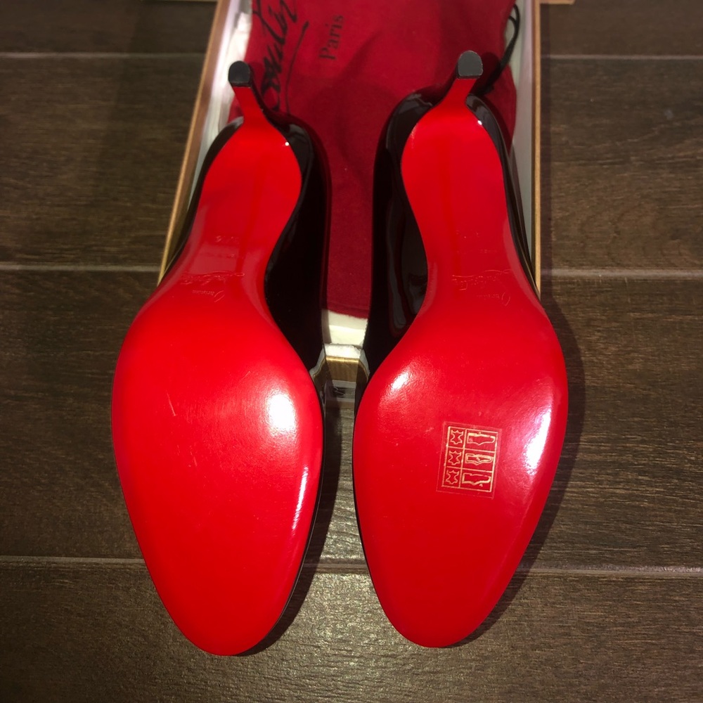 Christian Louboutin simple pump 70 patent calf